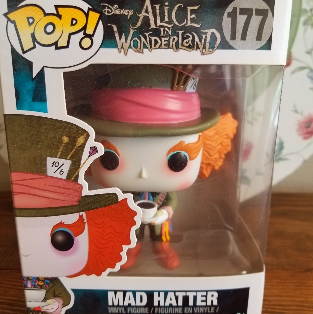 Alice In Wonderland Mad Hatter Funko Pop